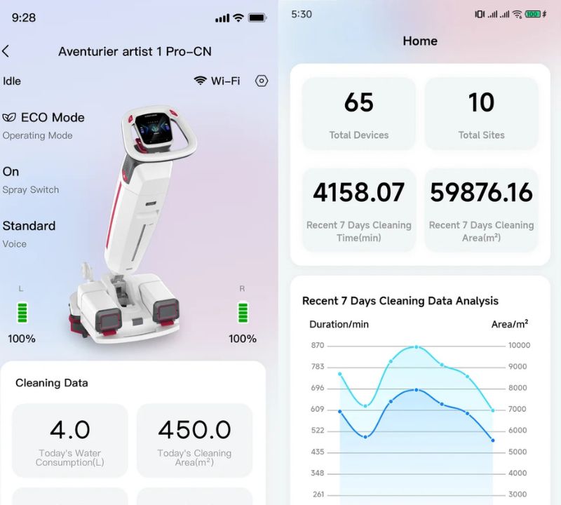 Votre assistant de nettoyage — dans une application img