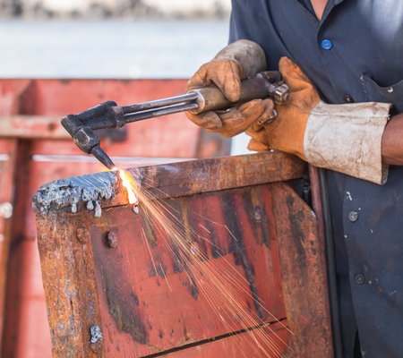 Soudure sur chantiers navals