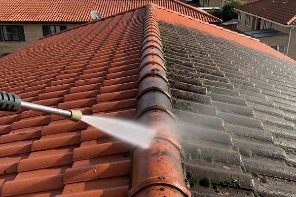 Démoussage de toiture