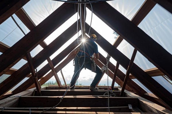 Nettoyage de charpentes