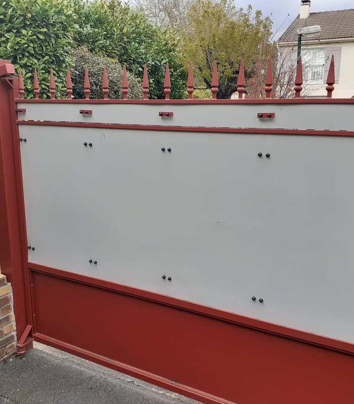 Rénovation de portail métallique
