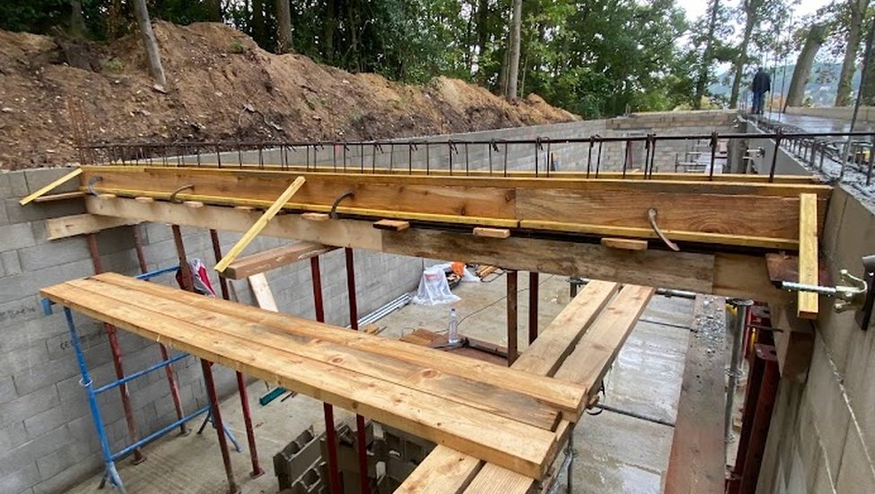 Travaux de coffrage