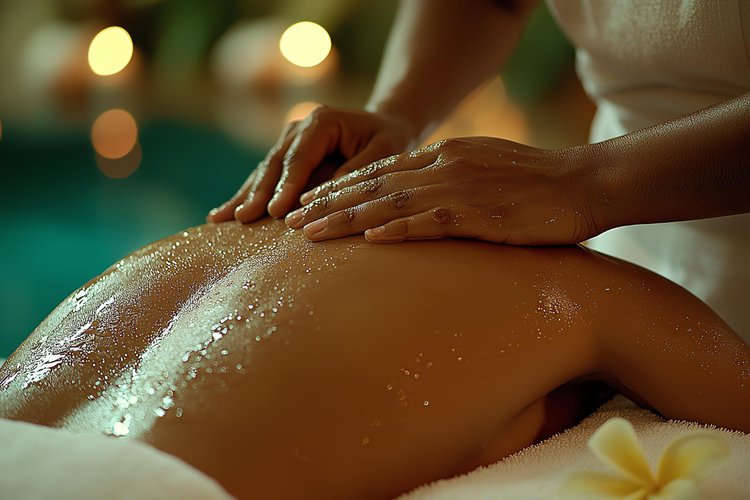 Massage de bien-être pour femme à domicile 