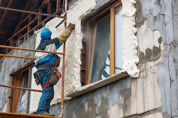 Enduit projeté à Montreuil
