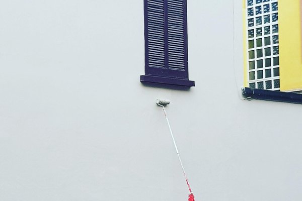 Peinture de façade maison à Montreuil