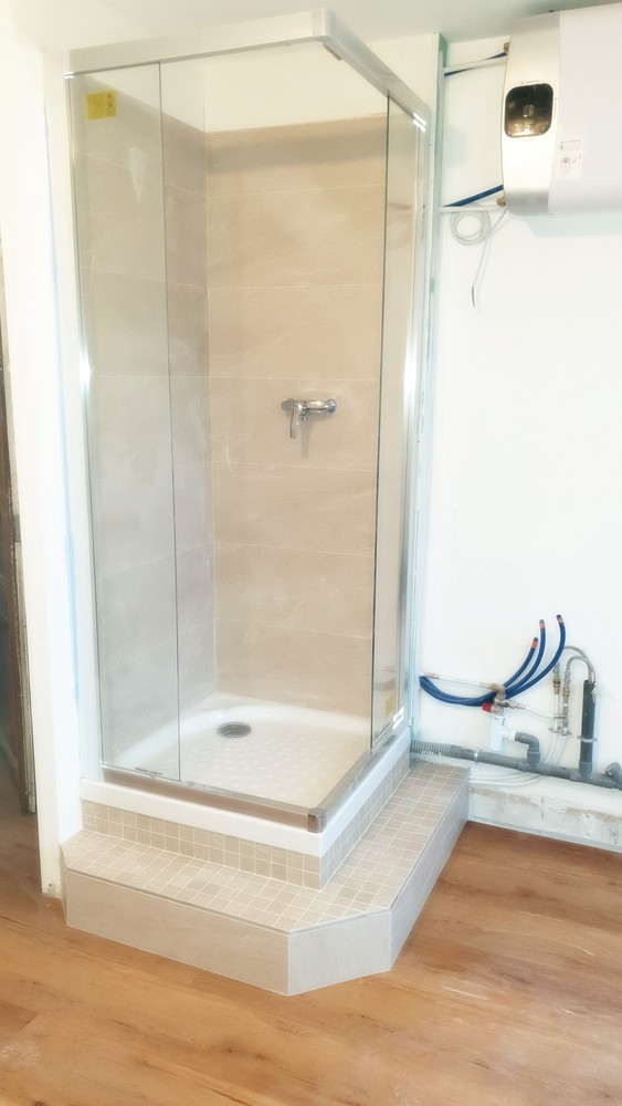 Pose de douche