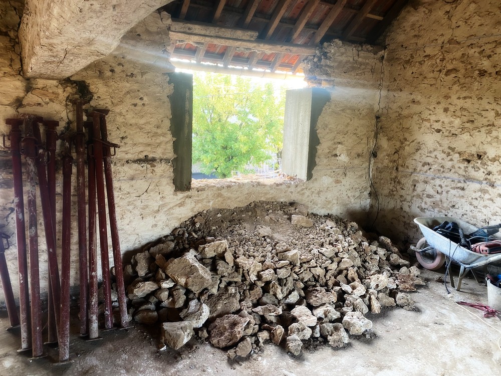 Pendant l'intervention