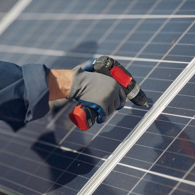Installation de panneaux photovoltaïques