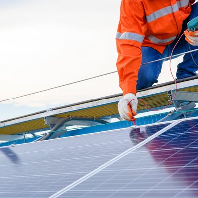 Entretien de panneaux photovoltaïques