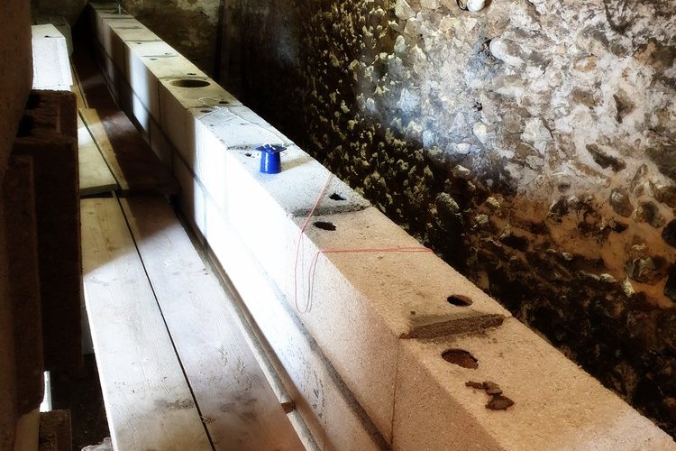 Construction de mur de séparation