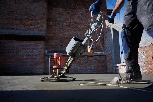 Réalisation de chape béton