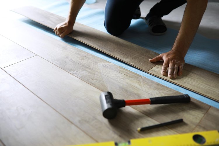 Pose de parquet