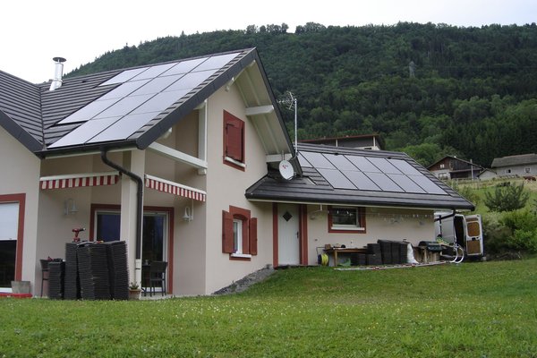 Pose de panneaux photovoltaïques