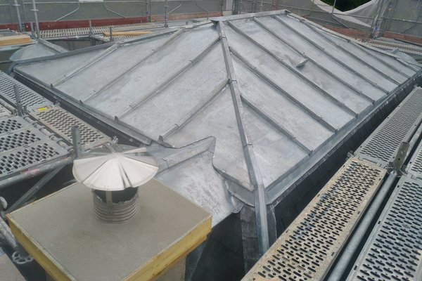 Réfection de toiture en zinc