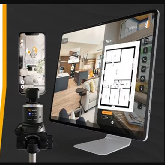 Visite virtuelle 360° pour rassurer vos clients.