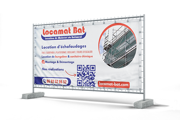 <b>Panneau de chantier</b> sur mesure