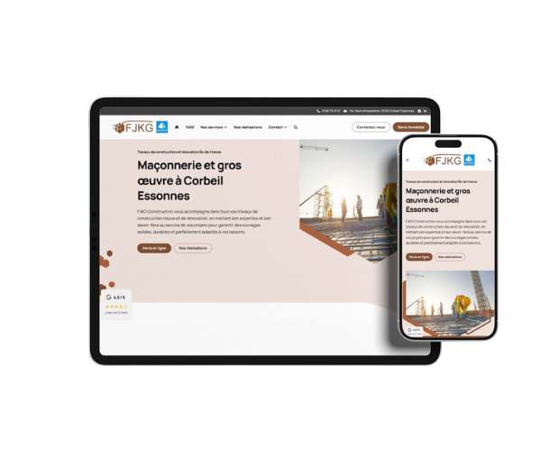 Un <b>site web</b> professionnel