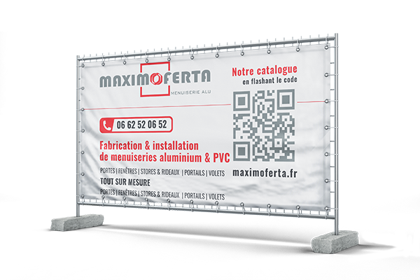 Panneau de chantier sur mesure