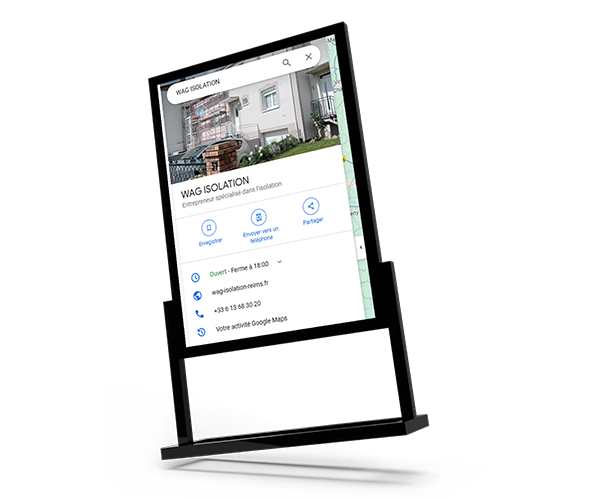 Une fiche <b>Google My Business</b>