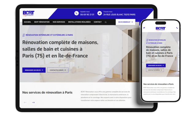 <b>Site web</b> responsive