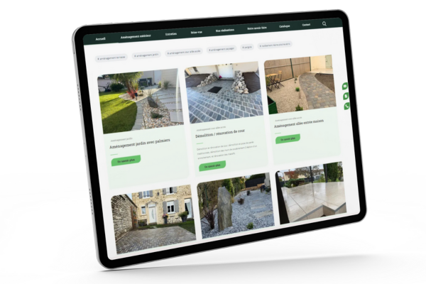 <b>Portfolio</b> pour les réalisations