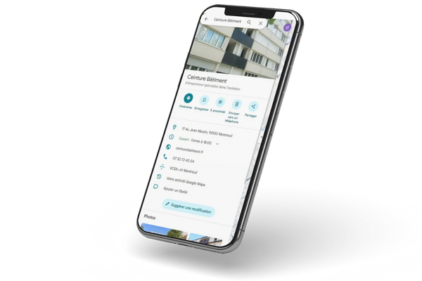 Fiche <b>Google My Business</b>