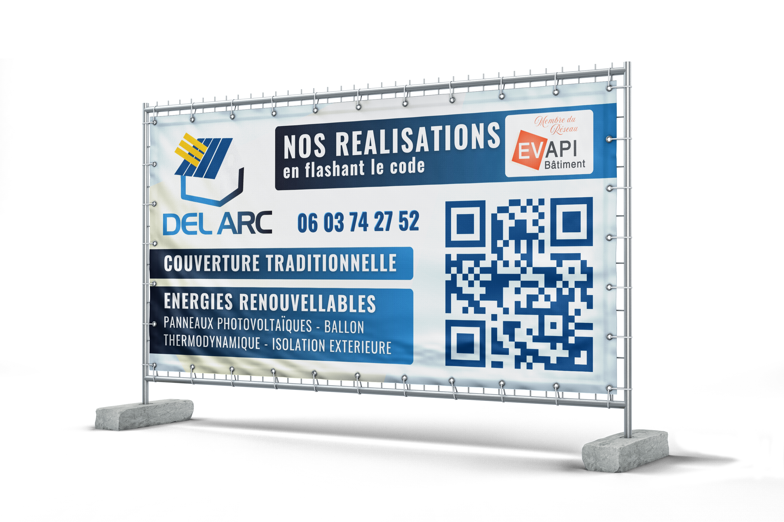 <b>Panneau de chantier</b> sur mesure