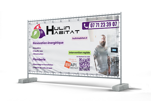 <b>Panneau de chantier</b> sur mesure