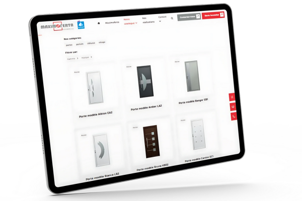 <b>Catalogue</b> de produits en ligne