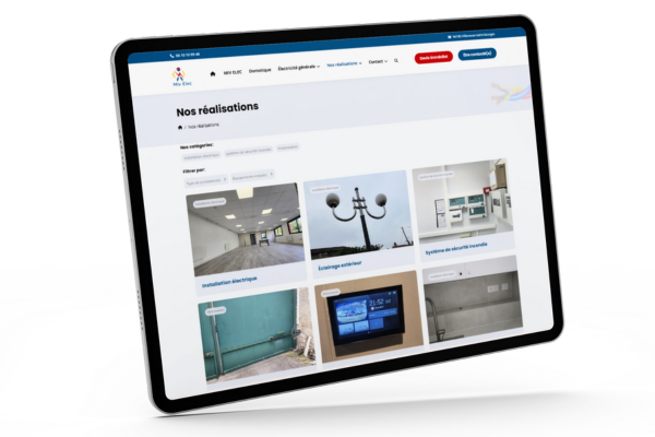 <b>Portfolio</b> pour les réalisations