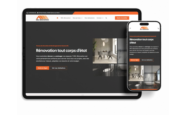 <b>Site web</b> responsive