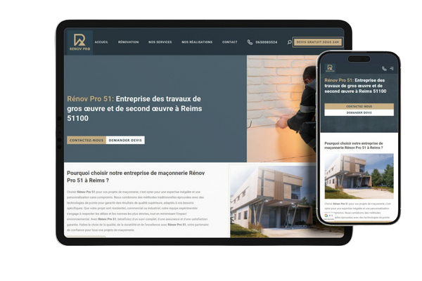 <b>Site web</b> responsive