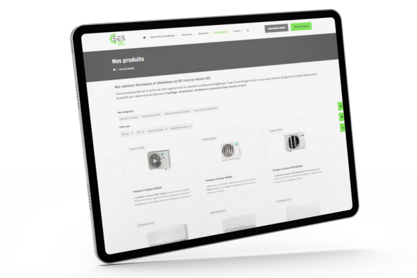 Catalogue de produit en ligne