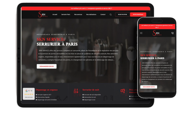 <b>Site web</b> responsive