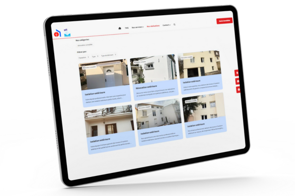 <b>Portfolio</b> pour les réalisations