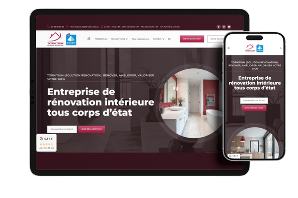 <b>Site web</b> responsive