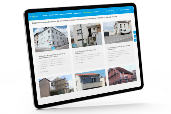 <b>Portfolio</b> pour les réalisations