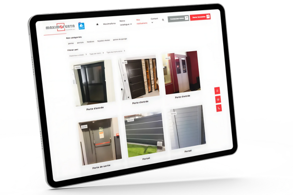 Un <b>portfolio visuel</b> pour les réalisations