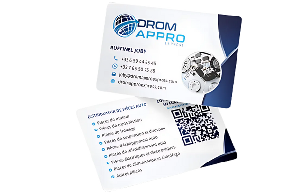 <b>Carte de visite</b> avec QR code intégré