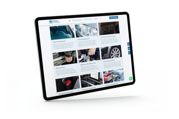 <b>Catalogue de produit</b> en ligne