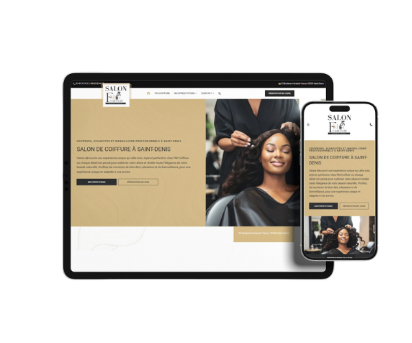 Un <b>site web</b> responsive