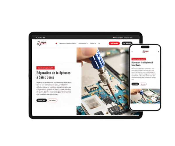 Un site web responsive
