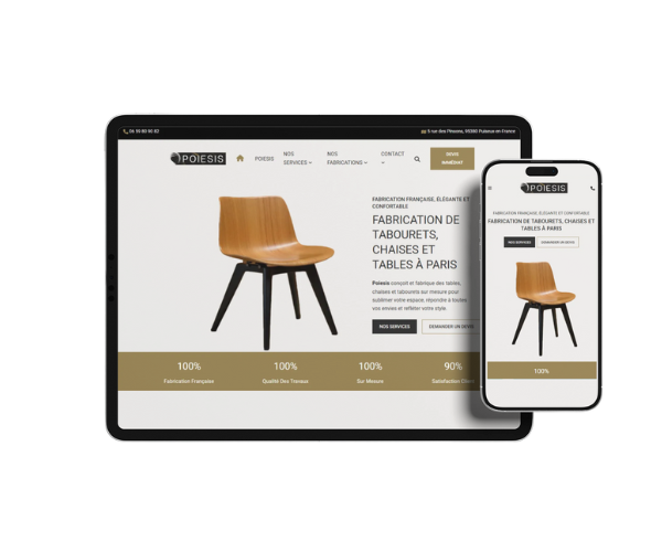 Un <b>site web</b> responsive