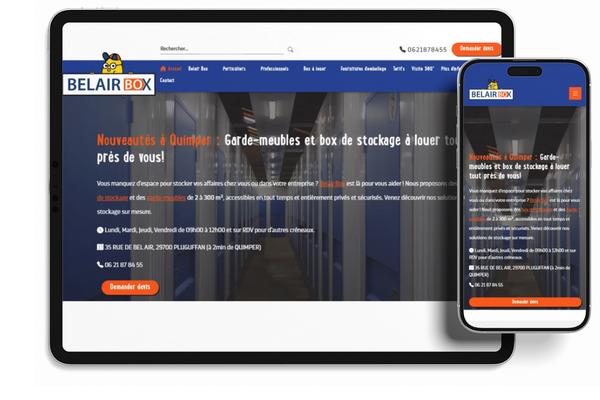 <b>Site web</b> responsive