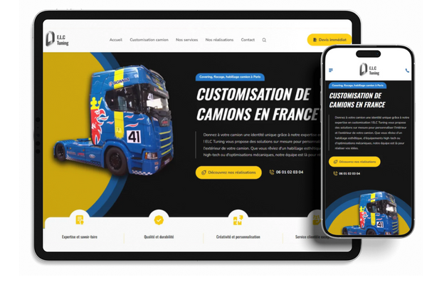 <b>Site web</b> responsive