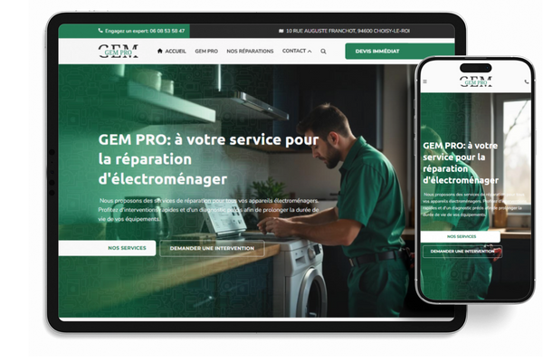 <b>Site web</b> responsive