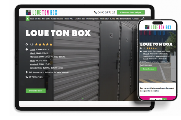 <b>Site web</b> responsive