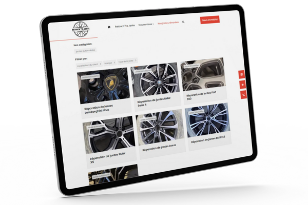 <b>Portfolio</b> pour les réalisations