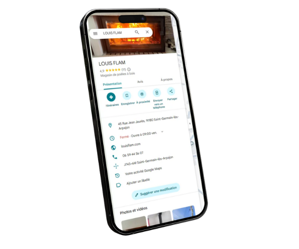 Une fiche Google My Business