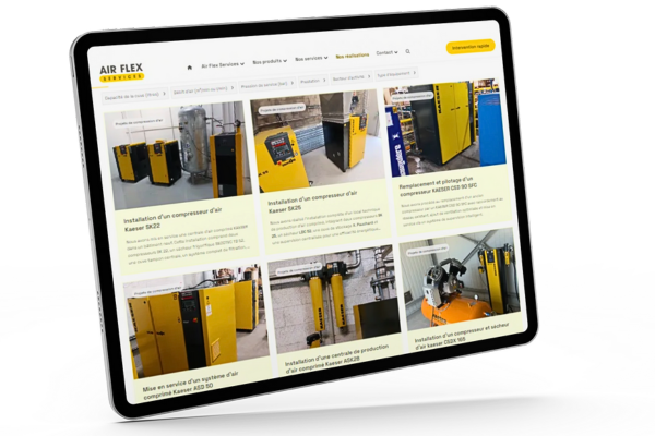 <b>Catalogue de produits</b> en ligne